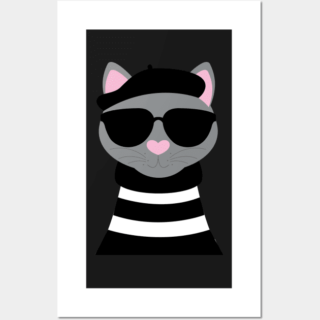 cool cat Wall Art by creativemonsoon